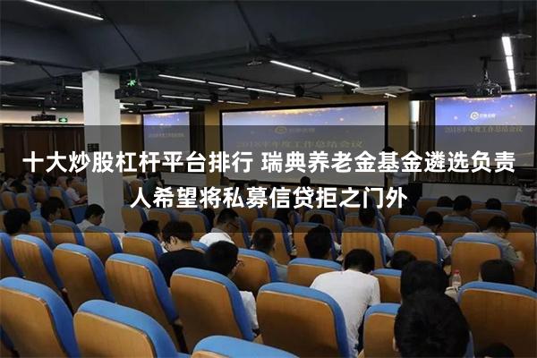 十大炒股杠杆平台排行 瑞典养老金基金遴选负责人希望将私募信贷拒之门外