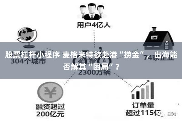 股票杠杆小程序 麦格米特欲赴港“捞金”，出海能否解其“困局”？