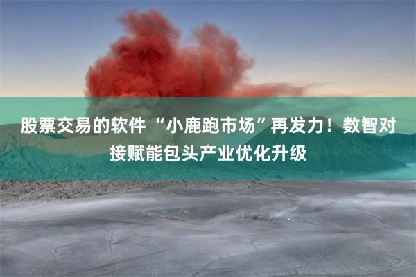 股票交易的软件 “小鹿跑市场”再发力！数智对接赋能包头产业优化升级