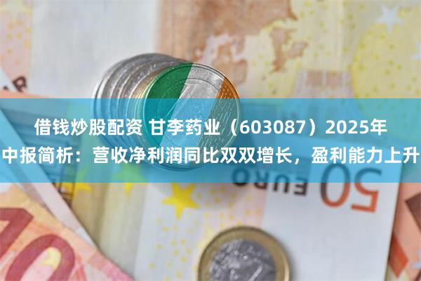 借钱炒股配资 甘李药业（603087）2025年中报简析：营收净利润同比双双增长，盈利能力上升