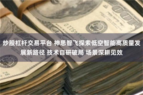 炒股杠杆交易平台 神思智飞探索低空智能高质量发展新路径 技术自研破局 场景深耕见效
