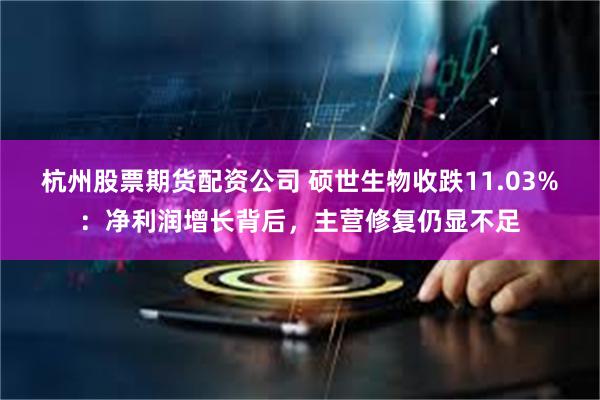 杭州股票期货配资公司 硕世生物收跌11.03%：净利润增长背后，主营修复仍显不足