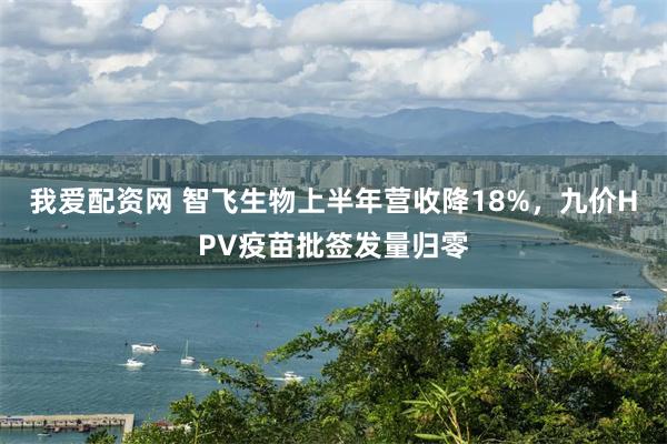 我爱配资网 智飞生物上半年营收降18%，九价HPV疫苗批签发量归零